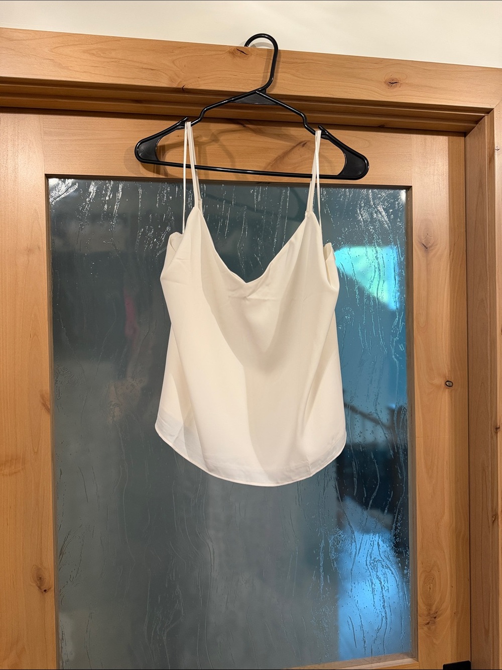 RW&CO. White Cowl Neck Tank Top